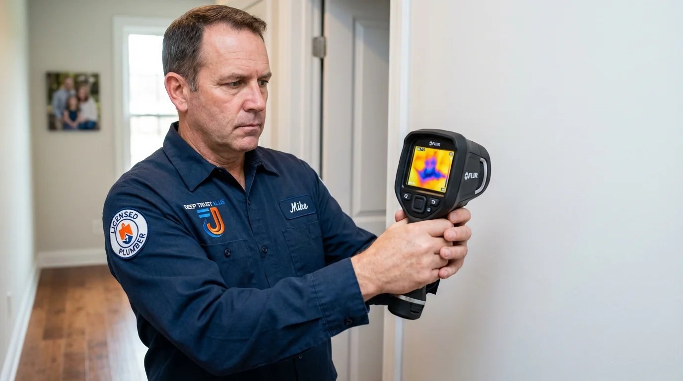 Thermal imaging leak detection by Johns Plumbing LLC in Point Pleasant